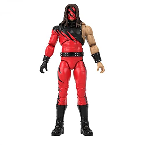 Wwe Ultimate Edition Kane Action Figure, 6-Inch Collectible With Interchangeable Head, Swappable Hands & Entrance Cape For Ages 8 Years Old & Up #TOP2