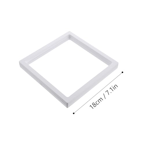 Caja decorativa exhibidora 3D para joyas 7.09x7.09x0.79 pulg miniatura 2