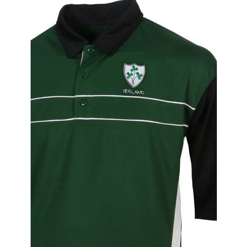 Shamrock Crest Breathlite Irish Rugby Jersey Polo Shirt2