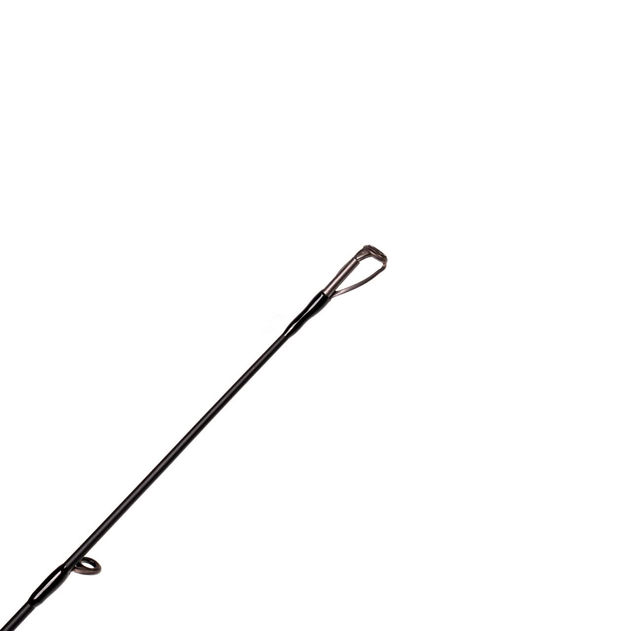 Zeck All Black 2,13m 20g - Spinnrute zum leichten Spinnfischen auf Barsche & Forellen, Angelrute zum Barschangeln, Jigrute