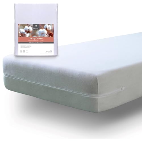 Tural - Kinderbett elastischer Matratzenbezug mit Reißverschluss. Frottee aus 100{c1d2203eb206e1b72973db8e93d313e7633e4bed1454fb29c0f5e045766f7e28} Baumwolle. Größe 70x140 Baby Tural - Kinderbett elastischer Matratzenbezug mit Reißverschluss. Frottee aus 100{c1d2203eb206e1b72973db8e93d313e7633e4bed1454fb29c0f5e045766f7e28} Baumwolle. Größe 70x140 Baby