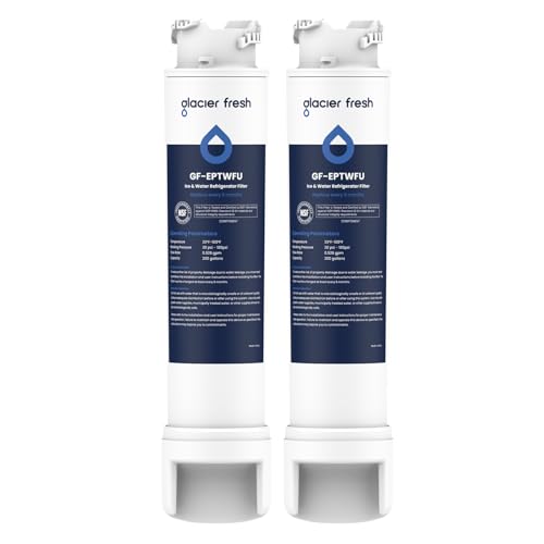 GLACIER FRESH GF-EPTWFU Water Filter Replacement, Compatible with EPTWFU01, EWF02, Pure Source Ultra II, Pure Source Ultra 2, 012505454226, 4562222, 807946701, 2 Pack