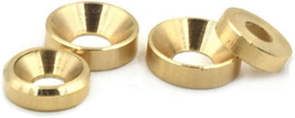 M3 M4 M5 M6 Brass Countersunk Gasket Fisheye Concave head Solid Washer 5PCS - (Size: M3x8x2.0mm)