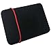 Umkehrbare Neopren-Laptophülse-Tasche，... with iPad Pro 11/Surface Go 4/Galaxy Tab S9 FE 10-11 inch Tablets & Slim 2-in-1 Laptops，Schwarz