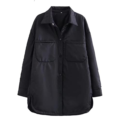 Surchemise chic noire matelassée pour vos sorties urbaines en automne