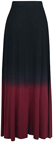 Gonna Lunga Di Black Premium By Emp - Save Tonight - Xs A Xxl - Donna - Nero/Rosso - 2