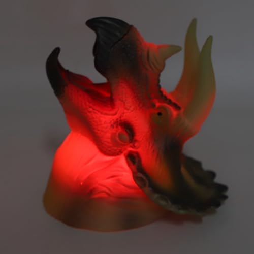 Lámpara de noche dinosaurio con LED de 7 colores y touch miniatura 5