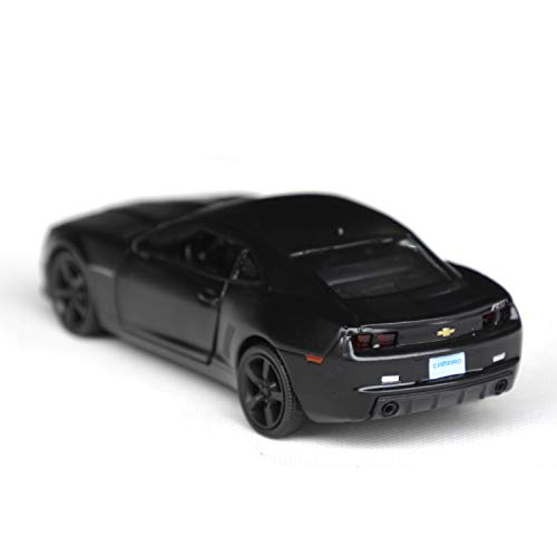 Image of Tianmei 1:32 Scale Supercar Styling Alloy Die-Cast Car Model Collection Decoration Ornaments, Kids Play Vehicle Toys with Pull Back Action and Open Doors (Camaro - Black)