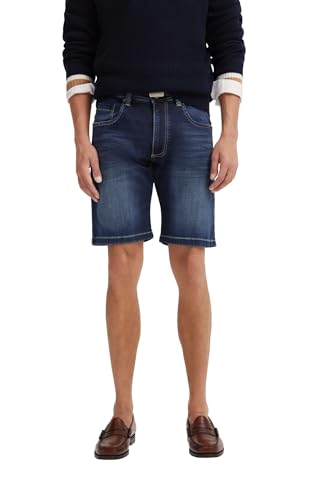bugatti Herren Jeans-Bermuda 3138D-76604C Shorts, Sommer, bequem, modern, Denim, Freizeit, robust
