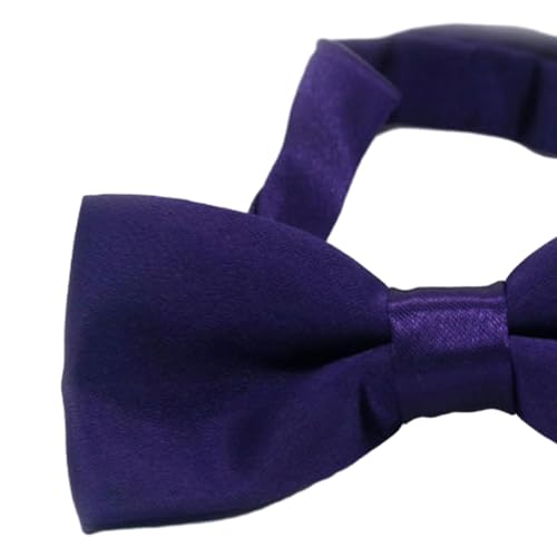 Adjustable Bow Ties Pre Tied Bow Tie Fashion Boys Neck Bowties s Bow Tie for Prom Banquet Stage Performance Formal Party, Purple3