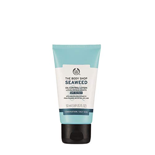 The Body Shop Seaweed Oil-Control Lotion SPF 15, Paraben-Free Face Lotion, 1.69 Fl. Oz.