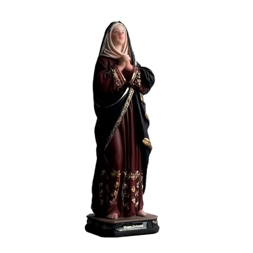Estatua Virgen Dolorosa de Resina, 20 cm