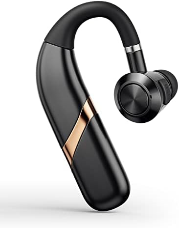 WESADN Bluetooth Headset Wireless Earbuds Cell Phones Earpiece Bluetooth Headphones in Ear with Microphone 48H Talk Time IPX7 Waterproof Earphones for Trucker Driving Business Running Office