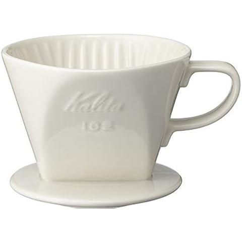 Kalita 102 White Ceramic Coffee Dripper Cover