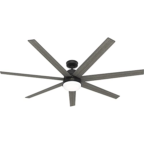 Hunter 70 inch WiFi Phenomenon Matte Black Ceiling Fan with