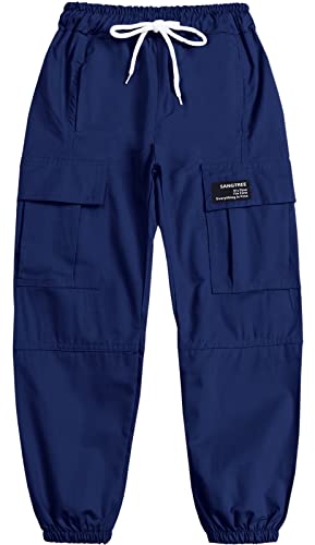 Image of SANGTREE Girls & Womens Drawstring Cargo Jogger Pants,3 Years - Women 3XL