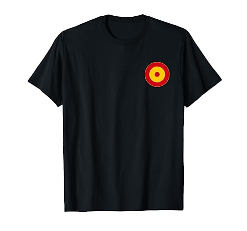 ROUNDEL DE LA FUERZA AÉREA ESPAÑOLA INSIGNIA SAF ESPAÑA FUERZAS ARMADAS Camiseta