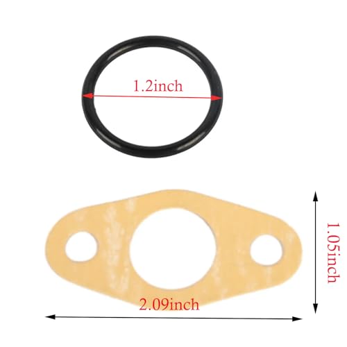 Image of Oil Pump Strainer Pick Up Gasket & Rubber O-Ring Kit for Honda Acura B16A B18C 15221-PW0-S01 91308-P3R-T01