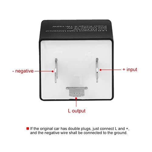 Relé intermitente LED de 12V y 24V para luz intermitente de coche universal 5