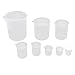 Aexit 1000ml 500ml gauge 250ml 200ml 100ml 50ml 30ml 25ml 20ml PP Volumetric Measuring Cup Container Beaker Set