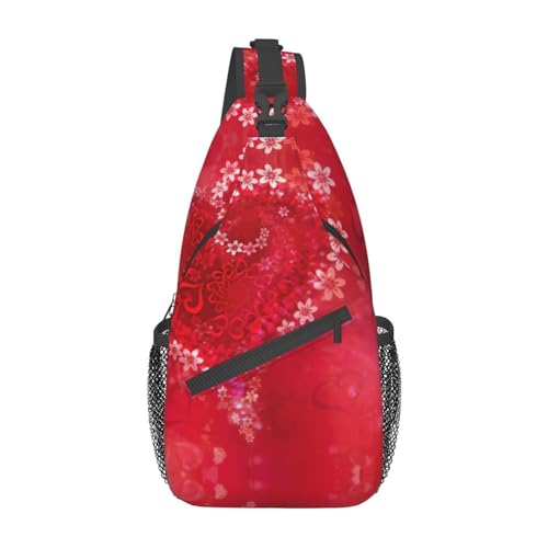 Sac à dos à bandoulière rando et outdoor imprimé I Love Soccer