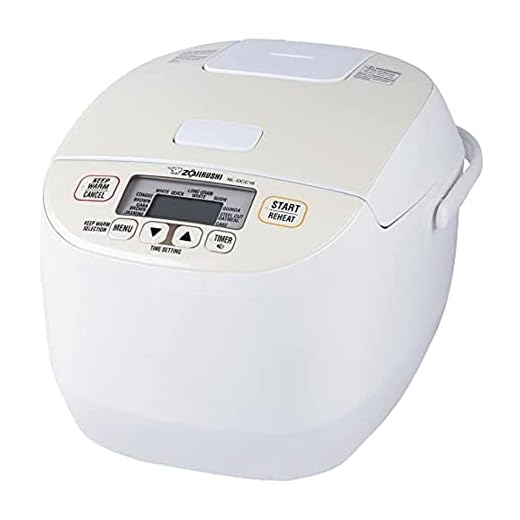Zojirushi NL-DCC18CP Micom Rice Cooker & Warmer, 10 Cups, Pearl Beige