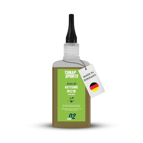TUNAP SPORTS Kettenöl eco - 100 ml Tropfflasche | Biologisch abbaubar |...