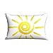 Poszewka na poduszkę słońce poszewka na poduszkę ultramiękka poduszka ochraniacze nowoczesne do domu, sypialni 40 x 60 cm