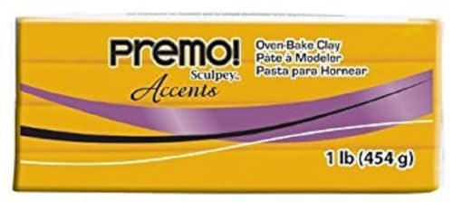 Premo Sculpey Accents Polymer Clay 1lb-Gold