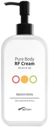 Pure Body RF - Conductive moisturizing Cream with Grapefruit and Lemon Essential Oils Enhance the Aromatherapy Effect for Body Detox. Suitable for Both Manual and RF Massage | Made in Korea