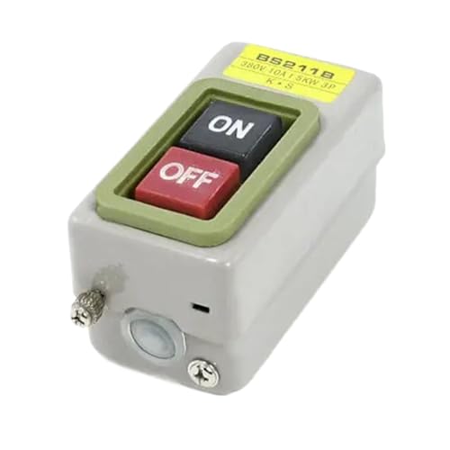 Interrupteur triphasé autobloquant marche arrêt 380V 1.5kW pour commande moteur