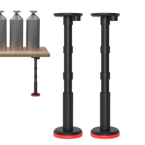 Soporte De Mueble De Cremallera | Varillas De Soporte Ajustables,Barra De Elevación Para Fregadero Bajo Plano & Muebles De Cocina/Baño