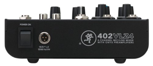 Mackie 402VLZ4, 4-channel Ultra Compact Mixer with High Quality Onyx Preamps