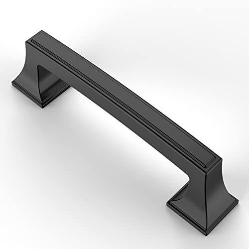 Asidrama 10 Pack Matte Black 3.75 Inch Cabinet Pulls, Kitchen Cabinet Hardware by Asidrama - Used condition - US$26.58