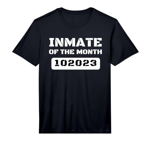 Halloween Lazy Design Inmate of the Month 102023 Performance T-Shirt