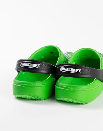 Minecraft Sabots Creeper Green | Chaussures de Plage pour garçon | Motif Dessin animé TNT Boom | Style Streetwear | Accessoires de Jeu pour Enfants | Sabots Confortables à Talon Plat pour Les – vue 3