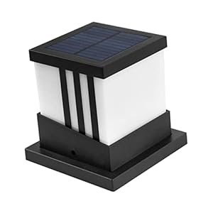 Nulylu Solar LED Pfostenleuchte für Außenbereich