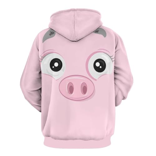 Pull cochon sweat à capuche pour vos soirées cocooning et sorties - 3