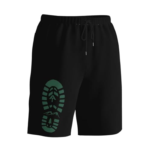 Appalachian Trail Marker Hike Hiker Men's Quick-Dry Board Shorts 7" - Swim Trunks Summer Hawaii Beach2