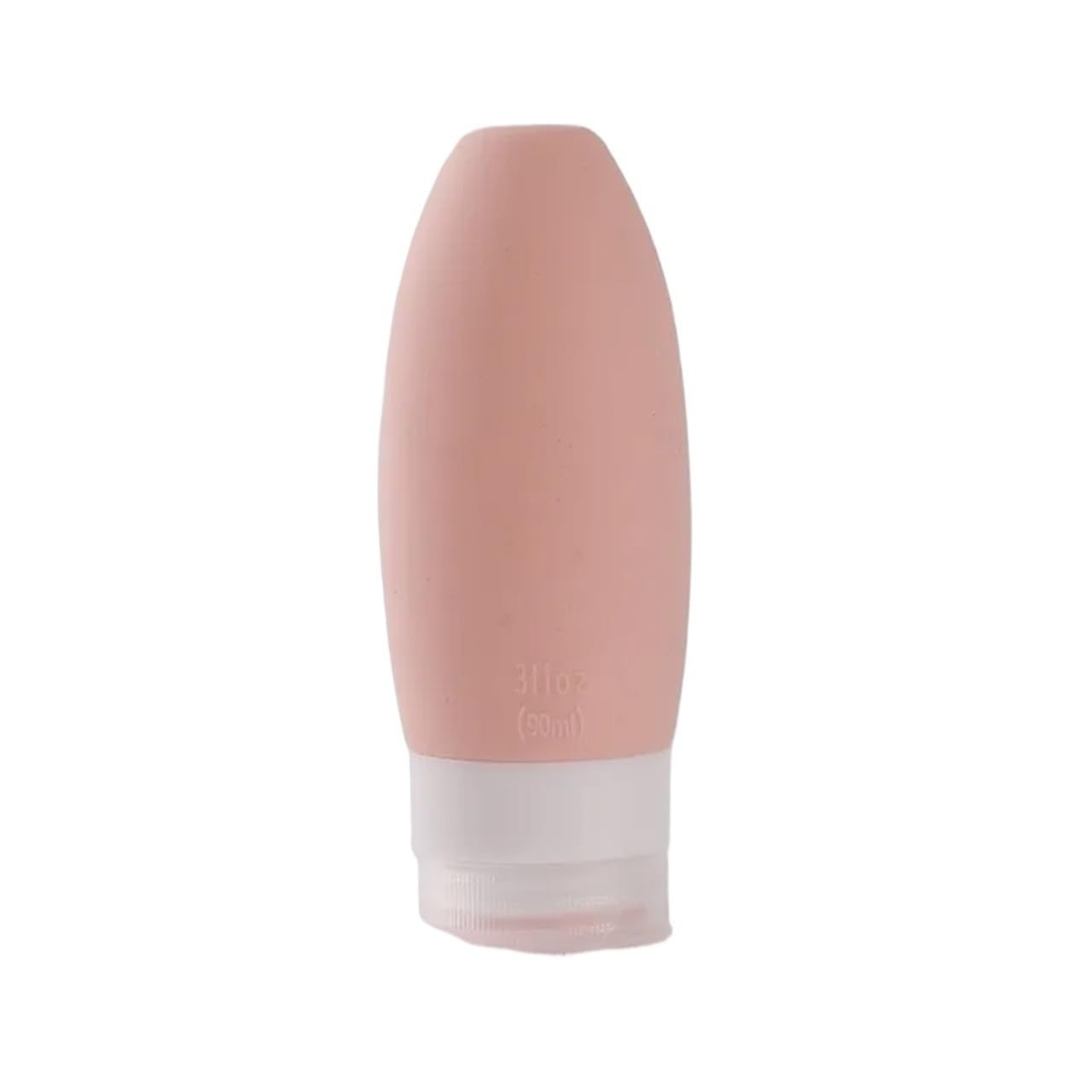 XIEHYA 8Pcs Silicone Travel Bottles Set 90ml Leakproof Refillable Essentials For Shampoo Lotion Cosmetic Portable Squeeze Tube For Toiletries(Light pink)