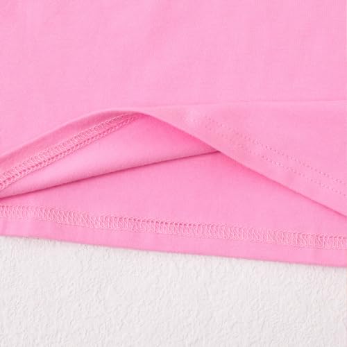 Magic Park 2-6Y Toddler Baby Girls Ruffle T-Shirts Kids Bell Sleeve Blouse Girl Solid Color Tee Tops 5