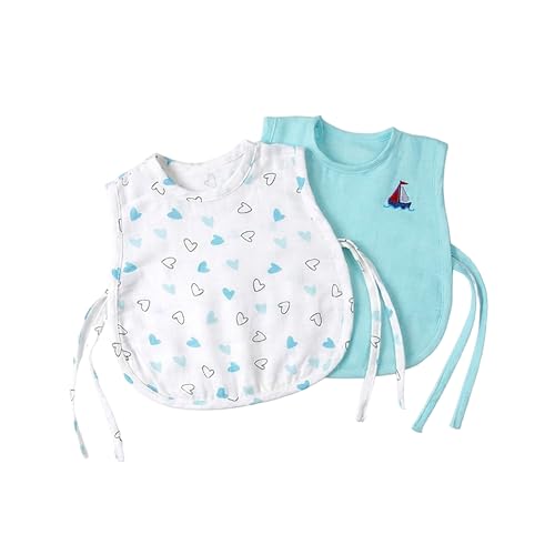 Image of TWC Organic Cotton Muslin Jhablas for Newborn Baby Boy and Girl | Unisex Baby Vest, Soft & Breathable All-Season Wear
