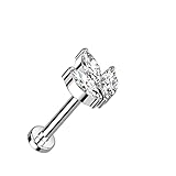 LIEFERUMFANG - Sie erhalten EINEN Push-In Tragus Piercing.