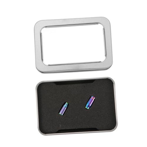 2 Piezas Tapas de Válvula para Bicicleta de Aleación de Titanio Protectores Antipolvo para Neumáticos de Bicicleta Fácil Instalación miniatura 6