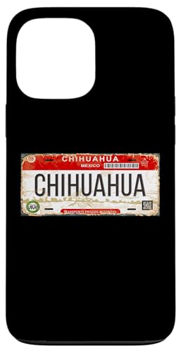 Chihuahua Mexico License Plate Travel Mexican Vacation Beach �X�}�z�P�[�X iPhone 13 Pro Max �p