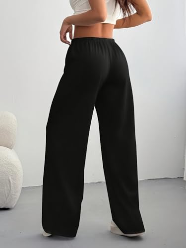 Image of dockstreet Straight Wide fit Long Length Open Bottom Jogger for Women /Trending Multi Pocket Style, Relaxed Casual Pants for Women