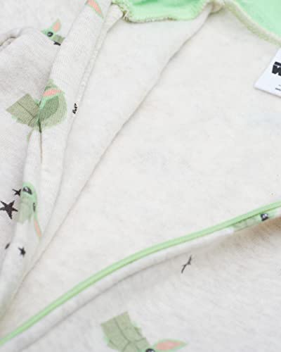 Star Wars Baby Yoda New Born Infant Boys' Long Sleeve Fleece Hooded Romper Bodysuit Printed 18 Months #TOP3