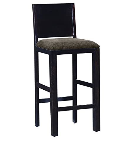 Image of Solid Sheesham Wood Bar Dining Table 2 Seater Set /Sheesham Wood Dining Set with 2 Chairs (Rosewood, Walnut Finish, 2 Chair, 1 Table)