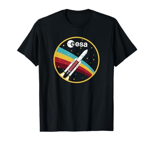ESA European Space Agency Ariane 5 Rakete Vintage T-Shirt