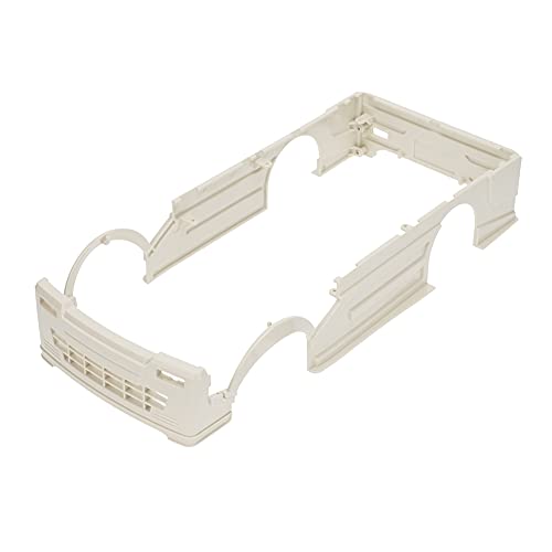 Andifany RC Car Body Armor Surrounded Kit Decoration Cover Parts for WPL D12 1/10 RC Car Plastic Upgrade Accessories,White